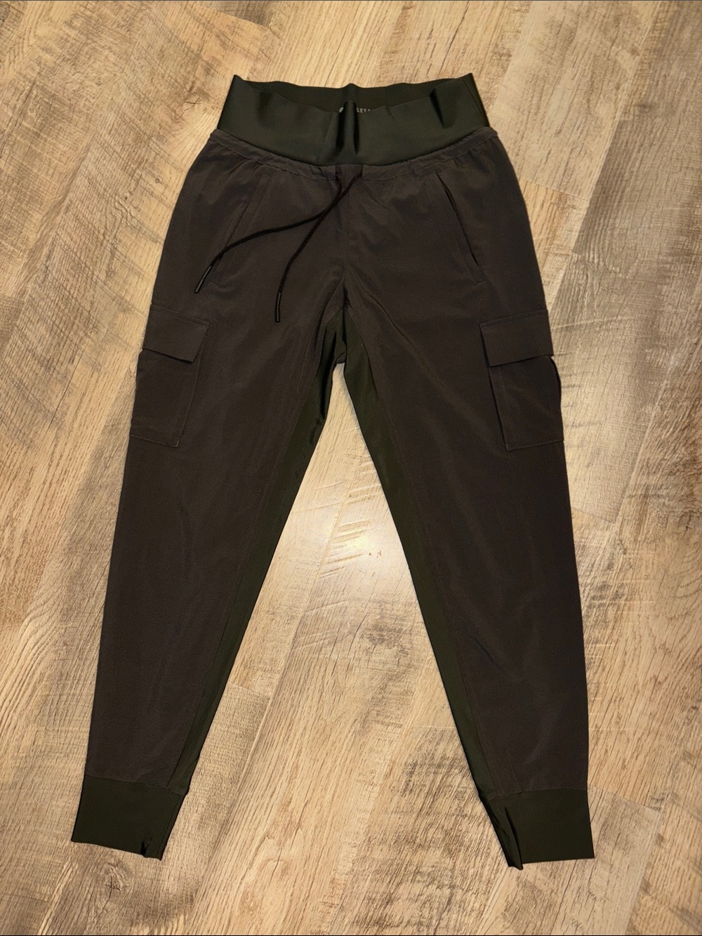 Athleta Black Cargo Jogger Pants